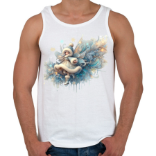 PRINTFASHION Téltündér - Férfi atléta - Fehér atléta, trikó