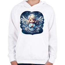 PRINTFASHION Téltündér - Gyerek kapucnis pulóver - Fehér gyerek pulóver, kardigán