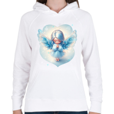 PRINTFASHION Téltündér - Női kapucnis pulóver - Fehér női pulóver, kardigán