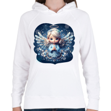 PRINTFASHION Téltündér - Női kapucnis pulóver - Fehér női pulóver, kardigán