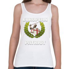 PRINTFASHION Templomos Patrióta  - Női atléta - Fehér női trikó