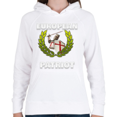 PRINTFASHION Templomos Patrióta  - Női kapucnis pulóver - Fehér