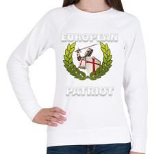 PRINTFASHION Templomos Patrióta - Női pulóver - Fehér női pulóver, kardigán