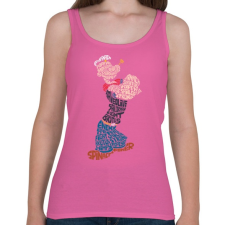 PRINTFASHION Tengerész - Női atléta - Rózsaszín női trikó
