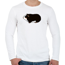 PRINTFASHION Tengerimalac - fekete - Férfi hosszú ujjú póló - Fehér férfi póló