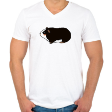 PRINTFASHION Tengerimalac - fekete - Férfi V-nyakú póló - Fehér férfi póló