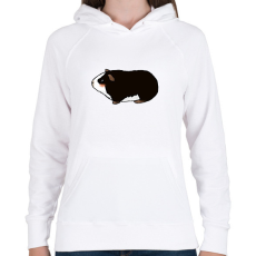 PRINTFASHION Tengerimalac - fekete - Női kapucnis pulóver - Fehér