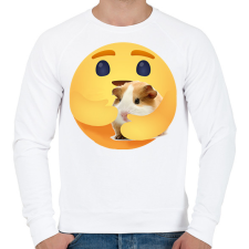PRINTFASHION Tengerimalac - Férfi pulóver - Fehér férfi pulóver, kardigán