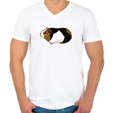 PRINTFASHION Tengerimalac - tarka - Férfi V-nyakú póló - Fehér férfi póló