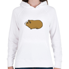 PRINTFASHION Tengerimalac - zsemle - Női kapucnis pulóver - Fehér női pulóver, kardigán