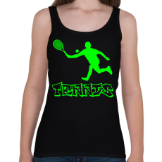 PRINTFASHION tenisz - Női atléta - Fekete