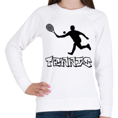 PRINTFASHION tenisz - Női pulóver - Fehér
