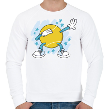 PRINTFASHION Teniszlabda - Férfi pulóver - Fehér férfi pulóver, kardigán