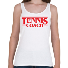 PRINTFASHION Tennis coach - Női atléta - Fehér női trikó