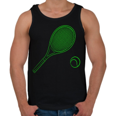 PRINTFASHION Tennis - Férfi atléta - Fekete