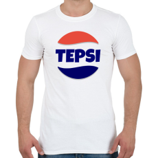 PRINTFASHION TEPSI - Férfi póló - Fehér