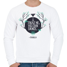 PRINTFASHION Tequia - tudsz táncolni - Férfi pulóver - Fehér