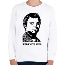 PRINTFASHION terence hill - Gyerek pulóver - Fehér gyerek pulóver, kardigán