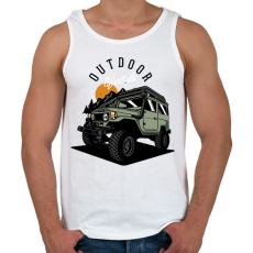 PRINTFASHION Terepjáró - Férfi atléta - Fehér