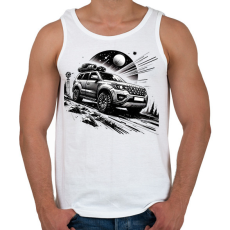 PRINTFASHION Terepjáró - Férfi atléta - Fehér