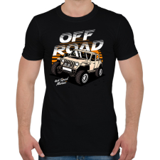 PRINTFASHION Terepjáro - Férfi póló - Fekete férfi póló