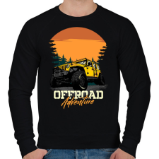 PRINTFASHION terepjáró - Férfi pulóver - Fekete férfi pulóver, kardigán