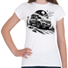 PRINTFASHION Terepjáró - Női póló - Fehér női póló