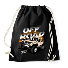 PRINTFASHION Terepjáro - Sportzsák, Tornazsák - Fekete tornazsák