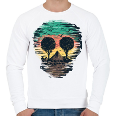 PRINTFASHION Természet - Férfi pulóver - Fehér