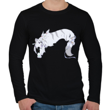 PRINTFASHION Természetistennő - Férfi hosszú ujjú póló - Fekete férfi póló