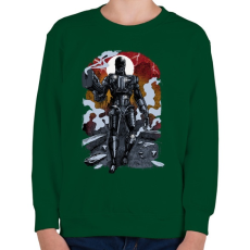 PRINTFASHION Terminátor - Gyerek pulóver - Sötétzöld