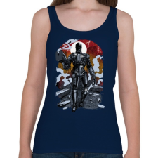 PRINTFASHION Terminátor - Női atléta - Sötétkék női trikó