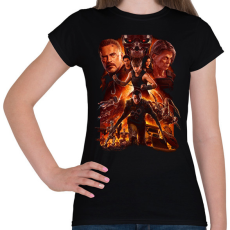 PRINTFASHION Terminator: Sötét végzet - Női póló - Fekete