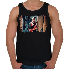 PRINTFASHION Terrifier bohóc - Férfi atléta - Fekete