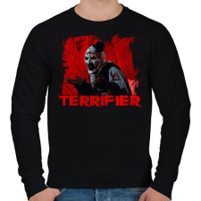 PRINTFASHION terrifier - Férfi pulóver - Fekete férfi pulóver, kardigán