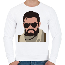 PRINTFASHION Terror - Férfi pulóver - Fehér