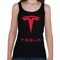 PRINTFASHION Tesla - Női atléta - Fekete