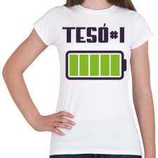 PRINTFASHION Tesó #1 - Női póló - Fehér női póló