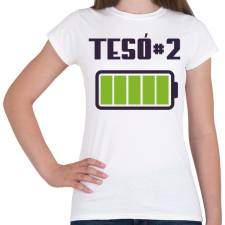 PRINTFASHION Tesó #2 - Női póló - Fehér női póló
