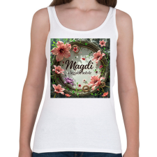 PRINTFASHION Testvér - Női atléta - Fehér női trikó