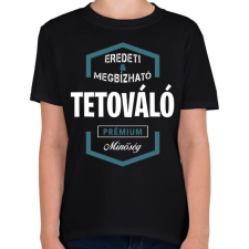 PRINTFASHION Tetováló prémium minőség - Gyerek póló - Fekete gyerek póló