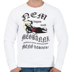 PRINTFASHION tetovált.b - Férfi pulóver - Fehér