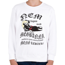 PRINTFASHION tetovált.b - Gyerek pulóver - Fehér