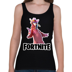 PRINTFASHION Tex Flamingo - fortnite - Női atléta - Fekete