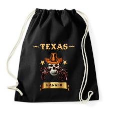 PRINTFASHION TEXAS RANGER SKULL - Sportzsák, Tornazsák - Fekete tornazsák