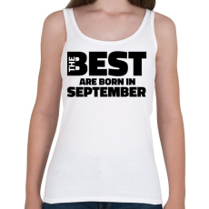 PRINTFASHION The Best are born in september - Női atléta - Fehér