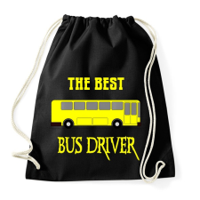 PRINTFASHION THE BEST BUS DRIVER - Sportzsák, Tornazsák - Fekete tornazsák