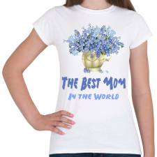 PRINTFASHION the best mom - Női póló - Fehér női póló