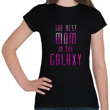 PRINTFASHION the best mom - Női póló - Fekete női póló