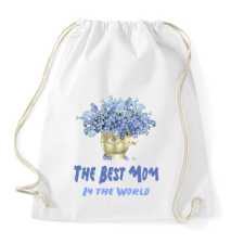 PRINTFASHION the best mom - Sportzsák, Tornazsák - Fehér tornazsák